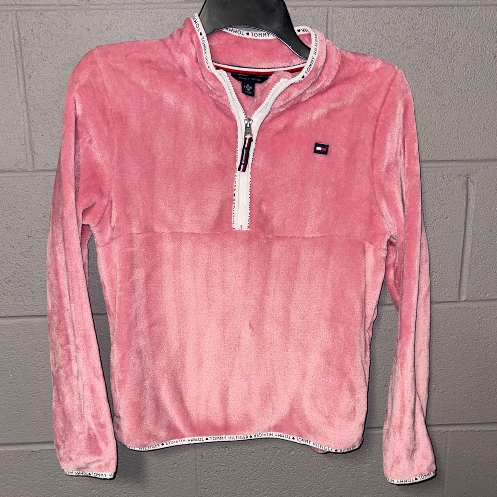 Tommy Hilfiger Soft Pink Half-Zip Fleece